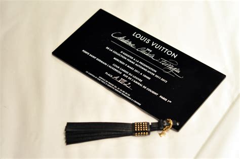 louis vuitton fashion show invitation|louis vuitton fashion collection.